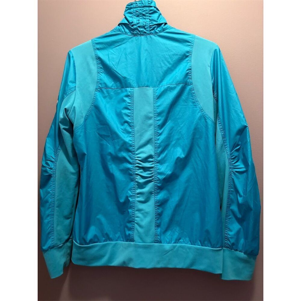Adidas Women's Blue Climaproof Golf Jacket Size L Long Sleeve Casual - Picture 8 of 11
